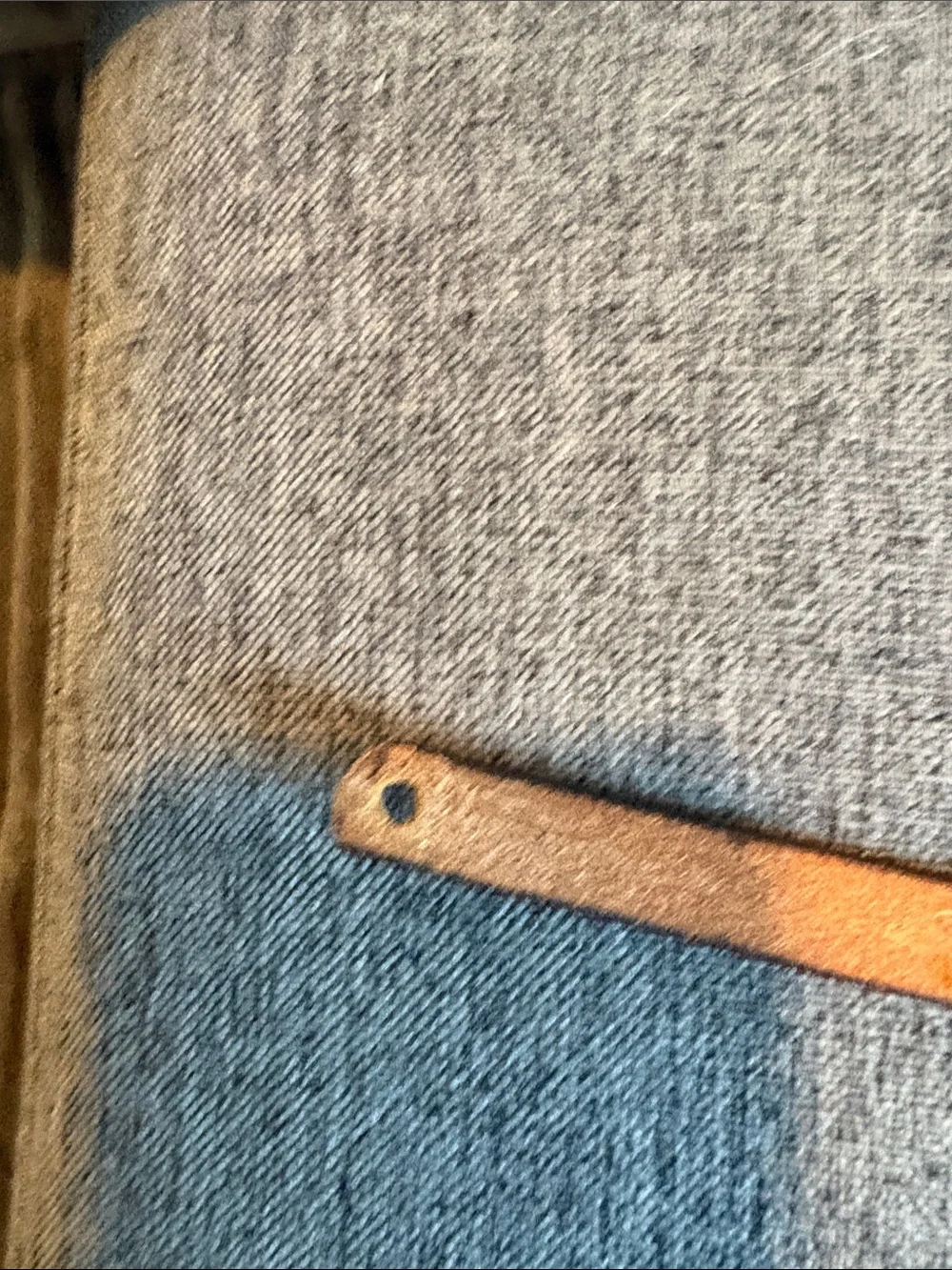 Hatband sterling silver trout on brown leather.